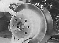  Задний тормозной диск на моделях с двигателями DOHC Opel Vectra A